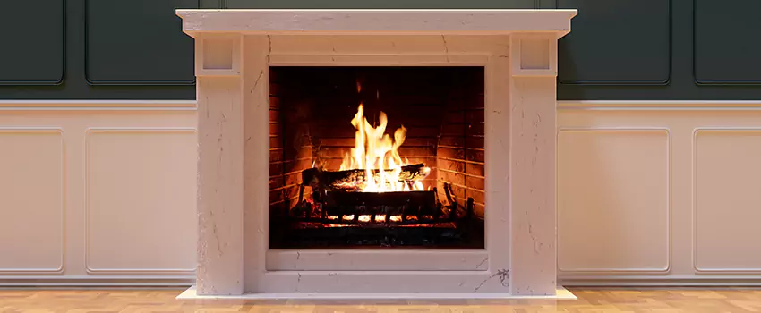 Decorative Electric Fireplace Installation in Manassas, Virginia