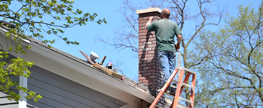 Vinyl and PVC Chimney Flashing Installation in Manassas, VA