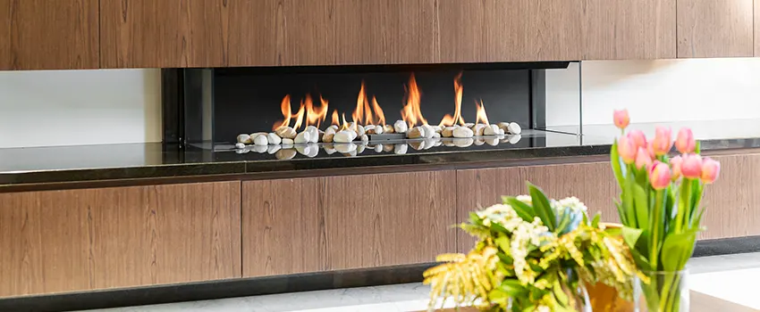 Double-height Fireplace Design Refurbishment in Manassas, Virginia