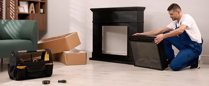 Old Rusted Metal Fireplace Repair And Replacement in Manassas, VA